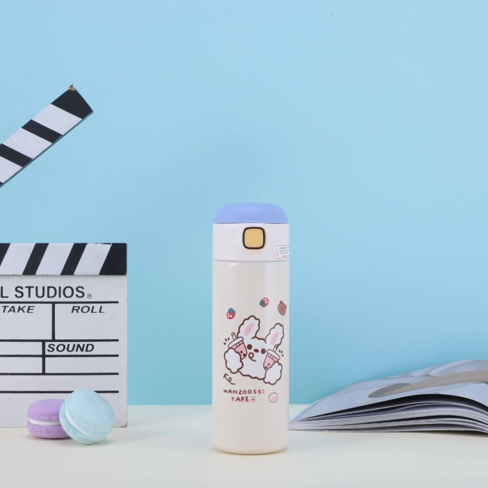 Термос «Animal food hare», blue (350 ml) 