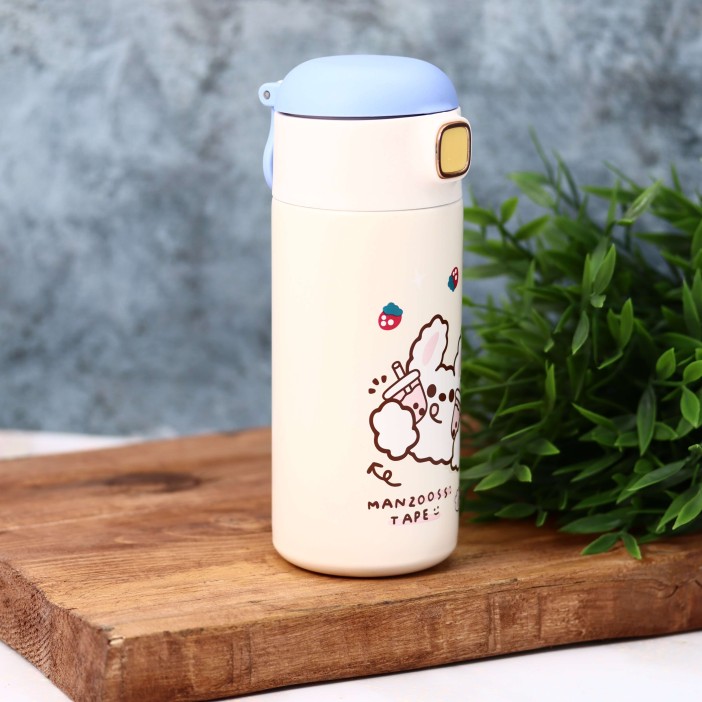 Термос «Animal food hare», blue (350 ml) 