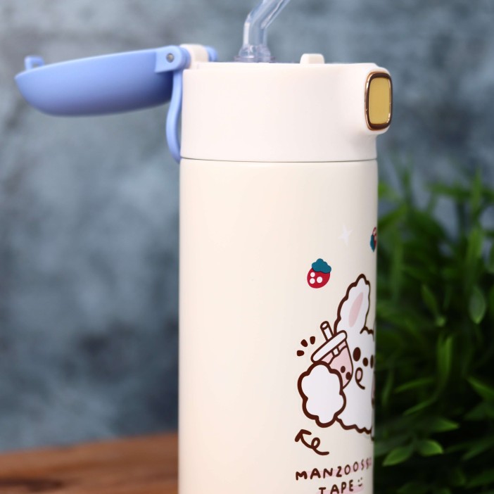 Термос «Animal food hare», blue (350 ml) 