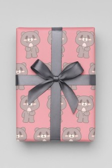 Упаковочная бумага «Teddy», red (50*70 см)