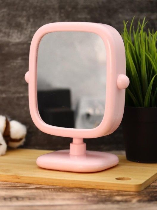 Зеркало настольное GIRLY &quot;Square mirror&quot;, pink 