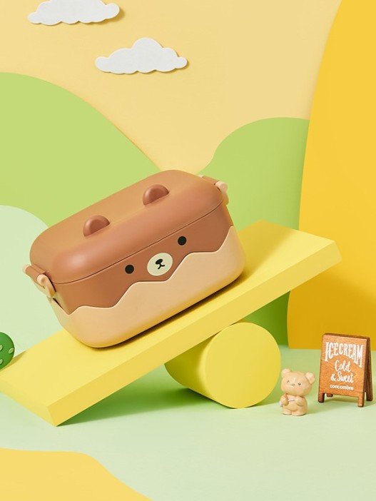 Ланчбокс «Cute bear», brown (1200 мл) 