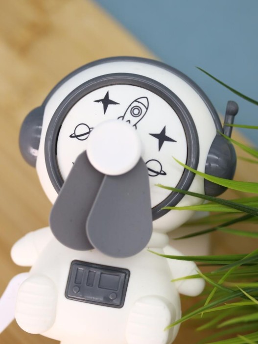 Портативный механический ручной вентилятор «Sweet astronaut», grey 