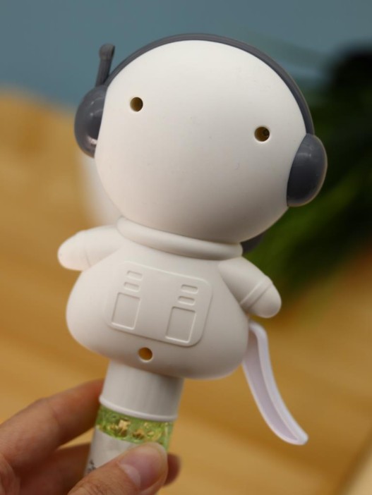 Портативный механический ручной вентилятор «Sweet astronaut», grey 