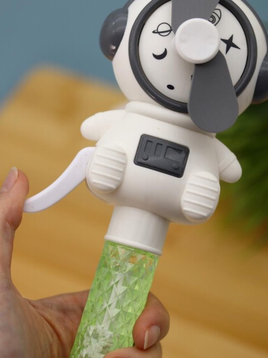 Портативный механический ручной вентилятор «Sweet astronaut», grey 