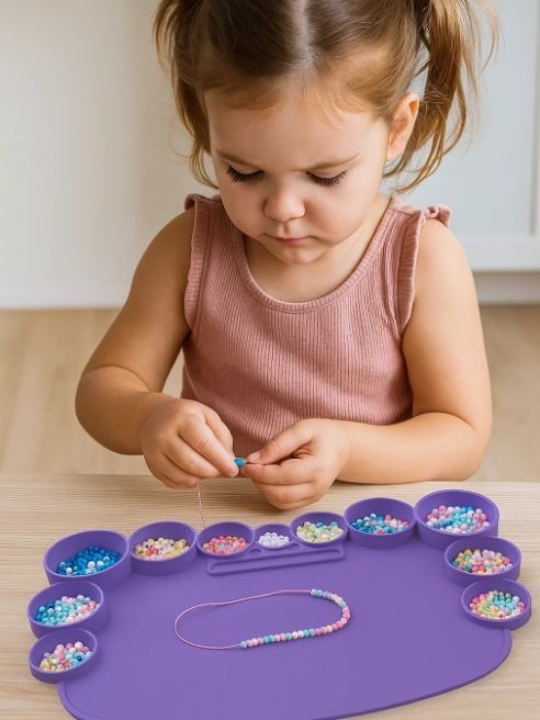 Коврик силиконовый &quot;Circles&quot;, purple 