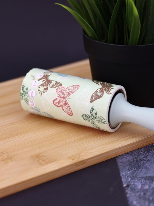 Ролик для чистки одежды &quot;Green butterflies&quot;, 10 см*60 листов 