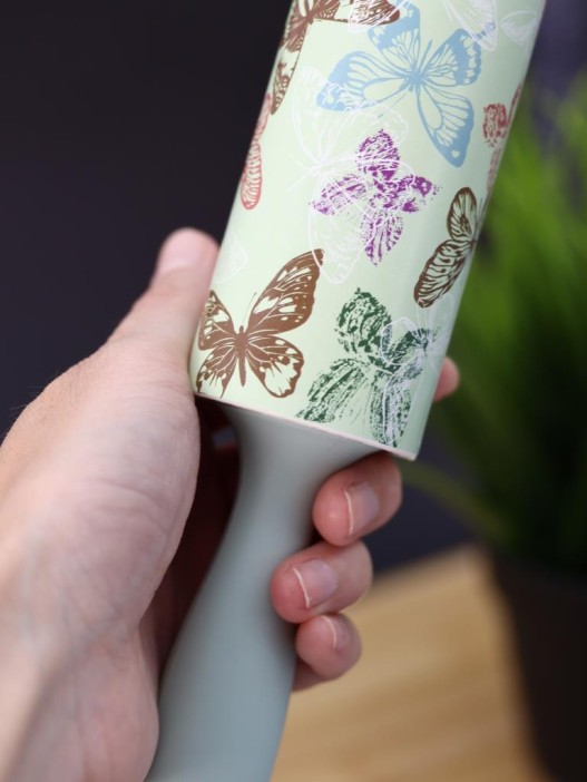 Ролик для чистки одежды &quot;Green butterflies&quot;, 10 см*60 листов 