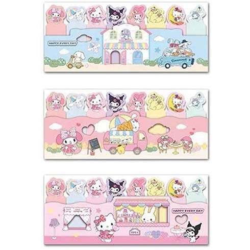 Набор бумажных стикеров "Hello Kitty and friends" (5.4*12.5см) 