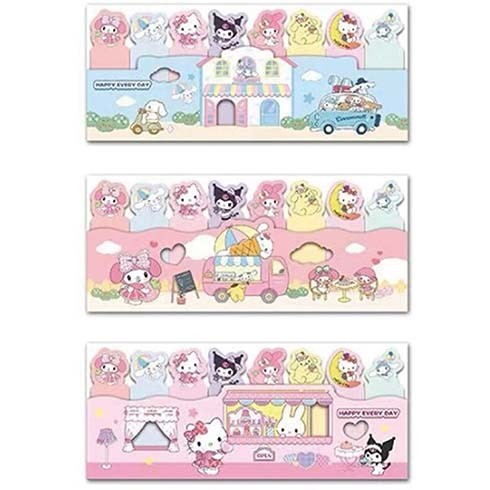 Набор бумажных стикеров "Hello Kitty and friends" (5.4*12.5см)