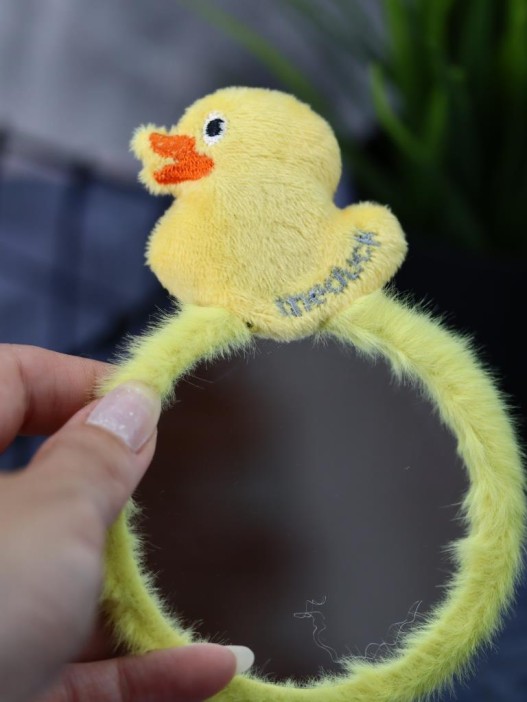 Плюшевое зеркало GIRLY &quot;Yellow duck&quot;, yellow (8*12,5 см) 