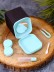 Контейнер для линз «Heart paint», green 