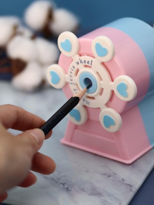 Точилка для карандашей механическая &quot;Love in a circle&quot;, blue 