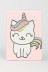 Блокнот плюшевый «Cat dress», rainbow-pink, 21,5х15 см, плотность 70 гр. 