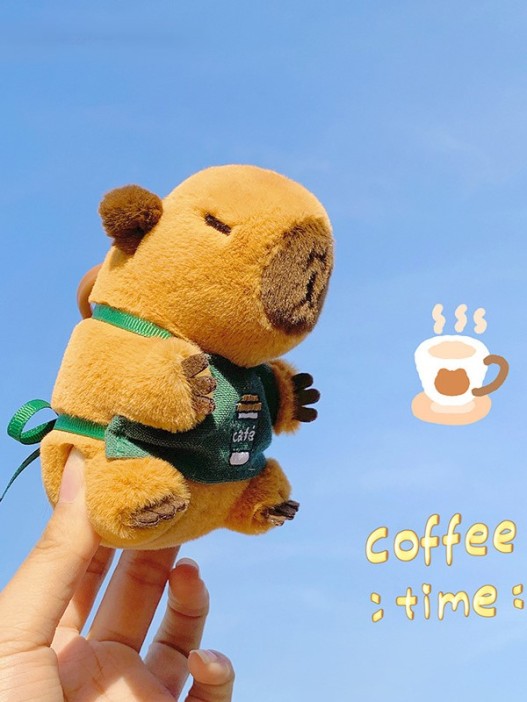 Плюшевый брелок "Capybara gourmet" 