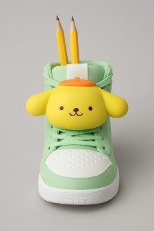 Подставка для канцелярских принадлежностей «Sneakers dog», green