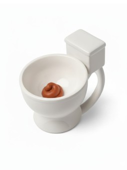Кружка керамическая iLikeGift «Toilet», white (14*10,5*11,5см),140мл