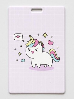 Держатель для карт Аниме «Unicorn» (6,5 х 10,4 см)