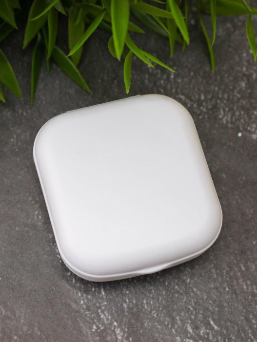 Контейнер для линз «Classic square», white 