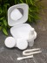 Контейнер для линз «Classic square», white 