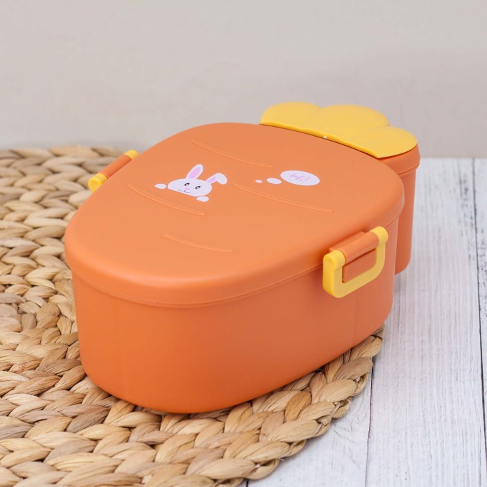 Ланчбокс "Hi bunny carrot", orange, 800 мл 