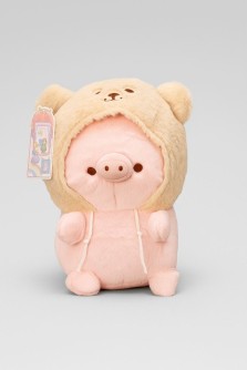 Мягкая игрушка "Pig masquerade", beige, 30 см