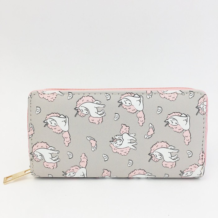 Кошелёк &quot;Unicorn Heart&quot; grey 