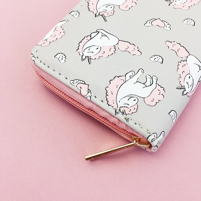 Кошелёк &quot;Unicorn Heart&quot; grey 