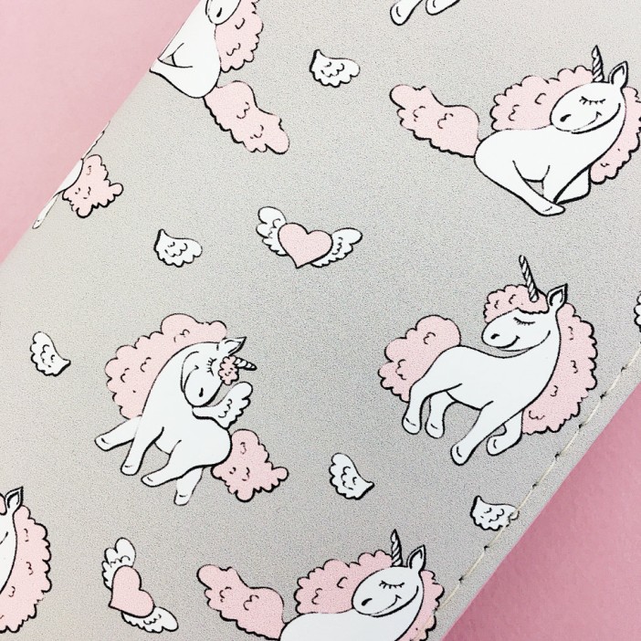 Кошелёк &quot;Unicorn Heart&quot; grey 