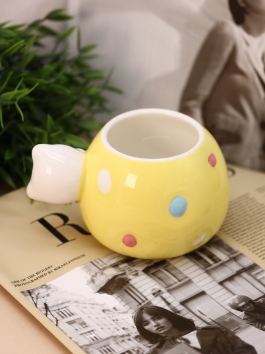 Кружка «Cat fireworks», yellow (430 ml) 