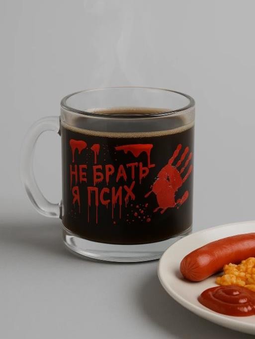 Кружка &quot;Не брать, я псих&quot;, 320мл 