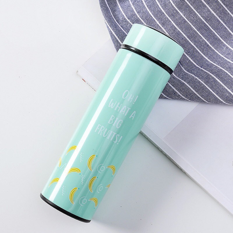 M-2758W Термос "What a big fruits", green (400ml)