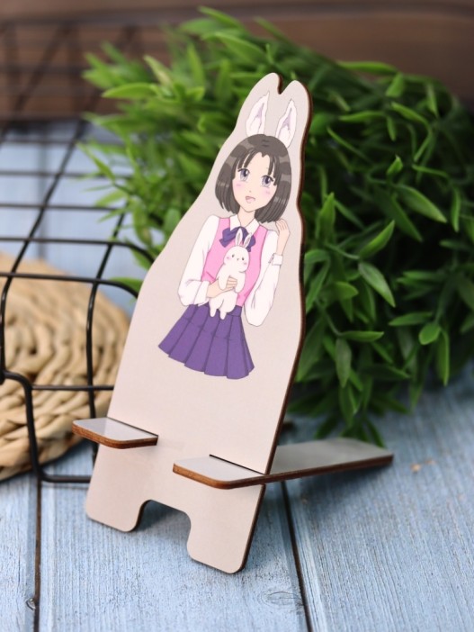 Подставка под телефон/планшет «Love bunny girl» 