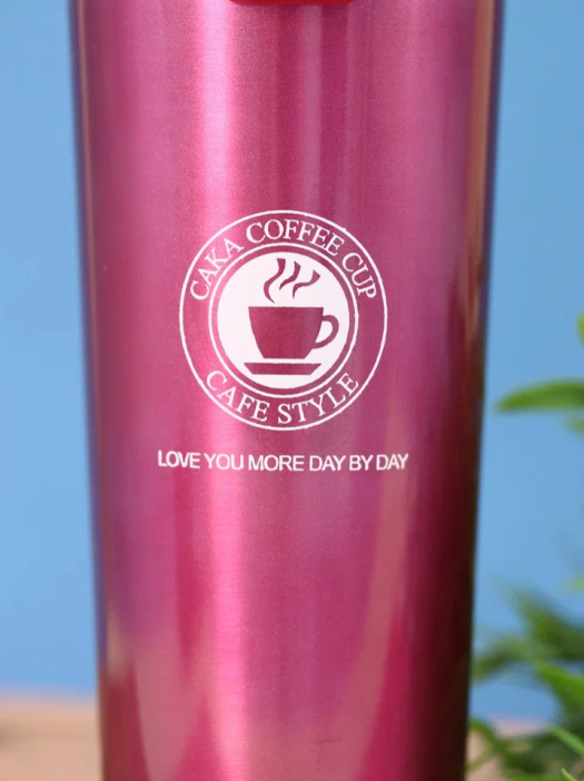 Термокружка «Love you more day by day», red (500 мл) 