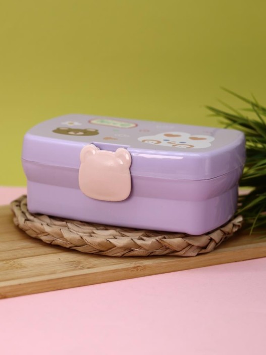 Ланчбокс &quot;Bear-bunny&quot;, purple, 700 мл 
