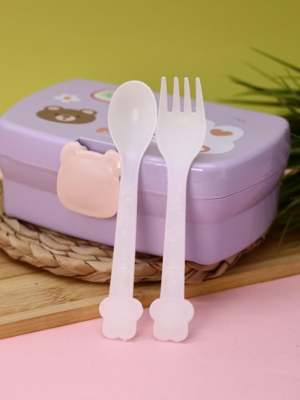 Ланчбокс "Bear-bunny", purple, 700 мл