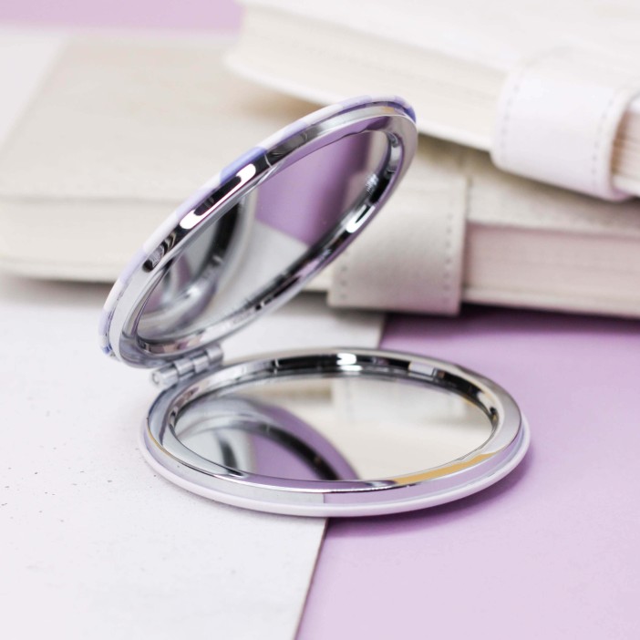 Зеркало "Good luck hare", purple 