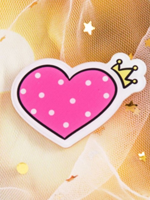 Значок акриловый iLikeGift "Сердце принцессы" 