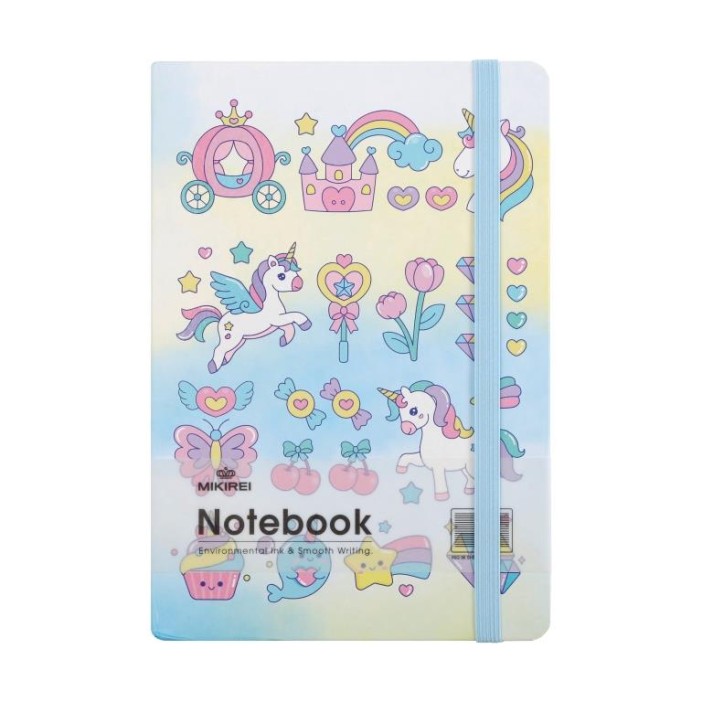 Блокнот (А5) &quot;Unicorn fairytale&quot;, yellow (14.5*21) 