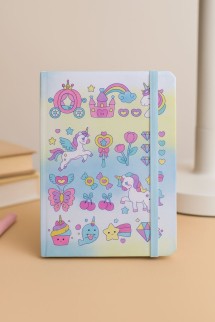 Блокнот (А5) &quot;Unicorn fairytale&quot;, yellow (14.5*21)