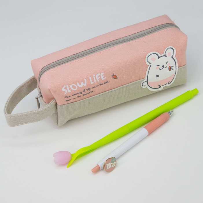 Пенал "Happy mouse", pink 