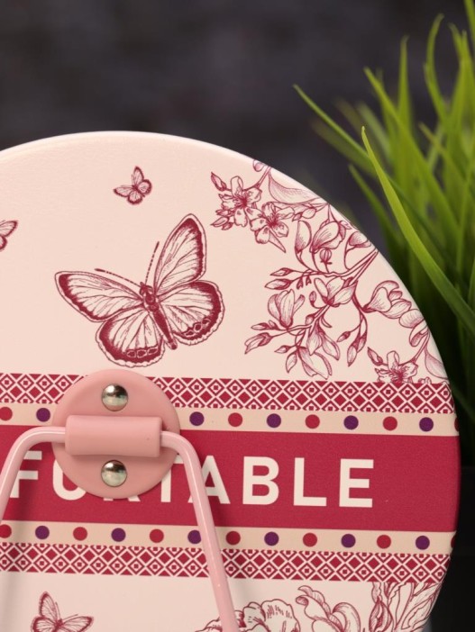 Зеркало настольное &quot;Comfortable&quot;, красное (15,5*16 см) 