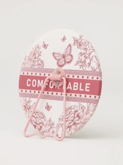 Зеркало настольное "Comfortable", красное (15,5*16 см)