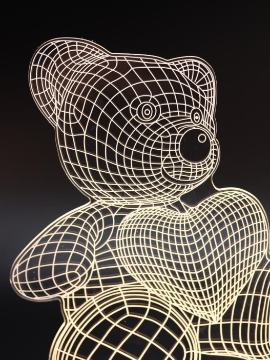 Ночник iLikeGift "Love Bear" LED, USB (9х19 см) 