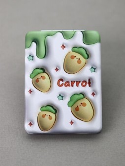 Зеркало "Carrot melting", yellow