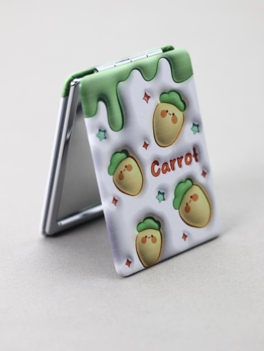 Зеркало &quot;Carrot melting&quot;, yellow 