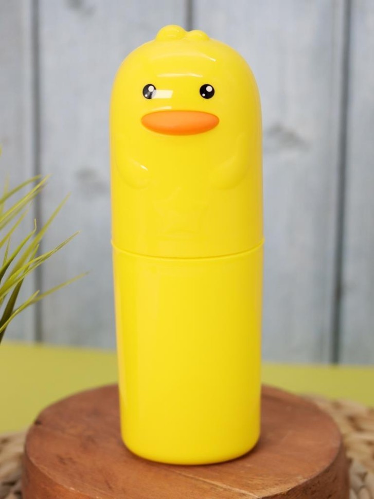 Контейнер для зубных щеток / кистей "Little duck", yellow