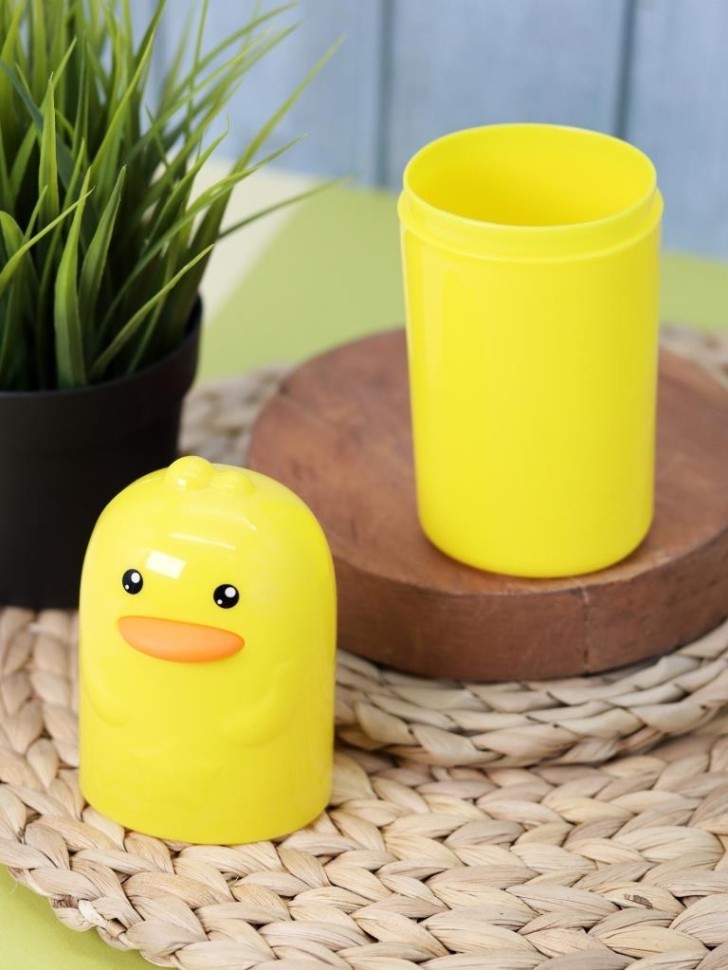 Контейнер для зубных щеток / кистей "Little duck", yellow