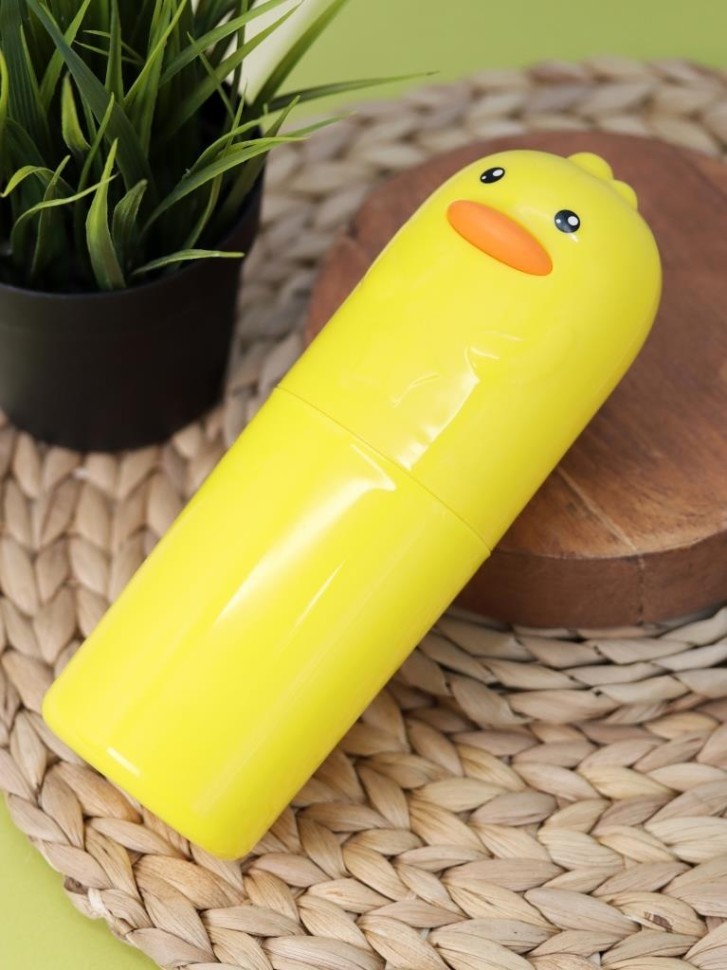 Контейнер для зубных щеток / кистей "Little duck", yellow