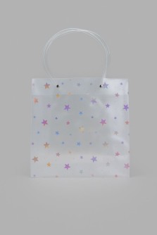 Пакет подарочный «Transparent Radiance», big stars (22*21.5*10)